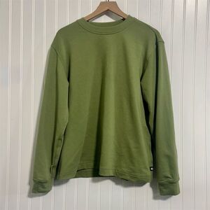 REI Co-op Tech Fleece Crewneck Sweatshirt Small Sage Green Stretch Hiking NOV23